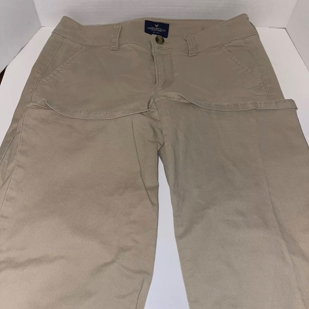 American Eagle Outfitters Women Artist Stretch Khaki Pants Size 2